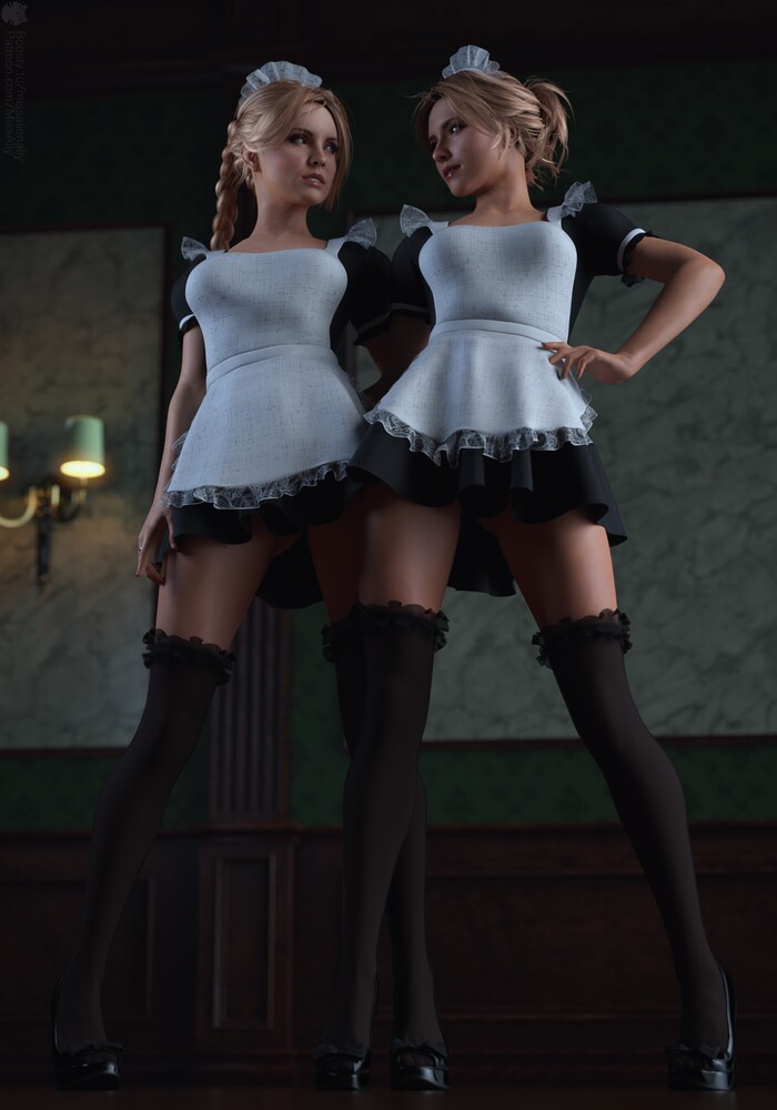 Jessica & Sam , 3D, Until Dawn, , , ,  , Game Art,  , , , , , Missally, 