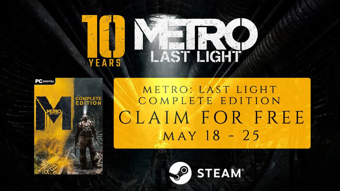 [Steam] Metro: Last Light Complete Edition  SteamDB , , , , , Steam, , YouTube, 