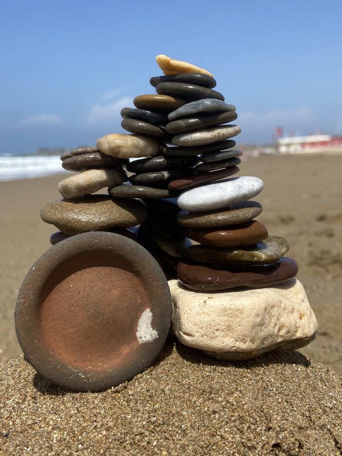 Дженга Натуральные камни, Турция, Пляж, Инсталляция, Фотография
