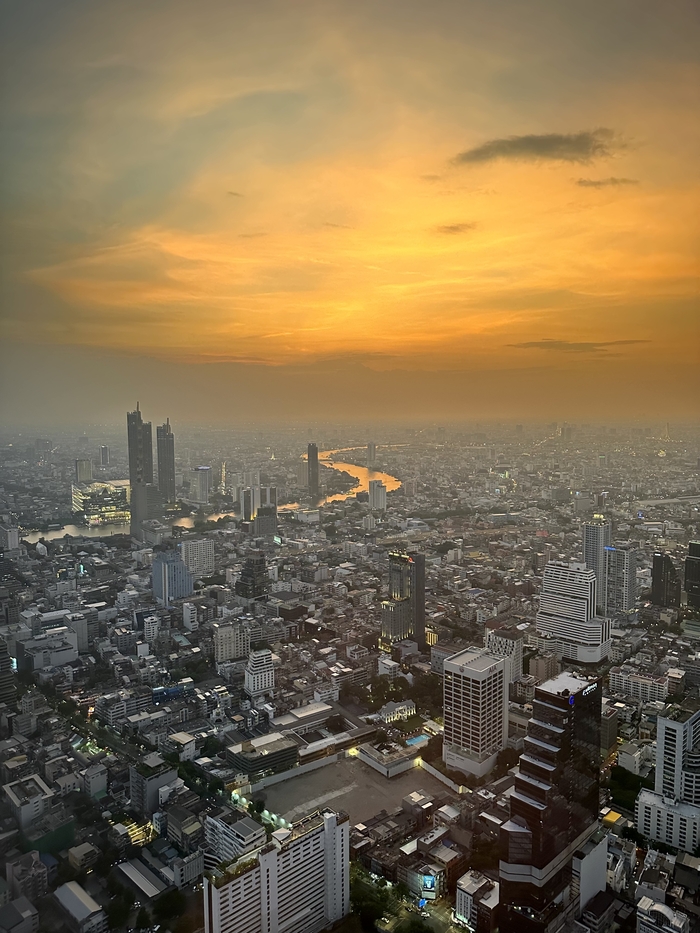 Бангкок на закате Фотография, Закат, Красота, Бангкок, Таиланд, Путешествия, Мобильная фотография