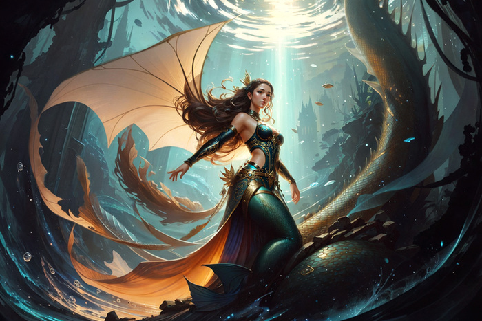 Mermaid StableDiffusion