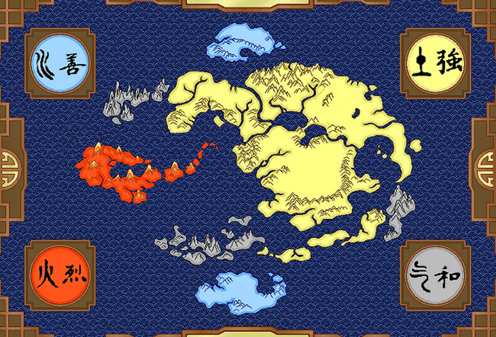 Мир мультсериала "Аватар. Легенда об Аанге"