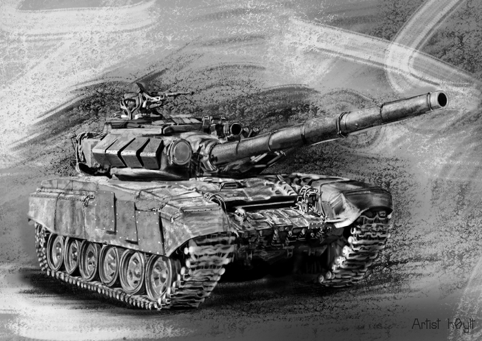 T-72 , ,  , , -, , 2D, Krita