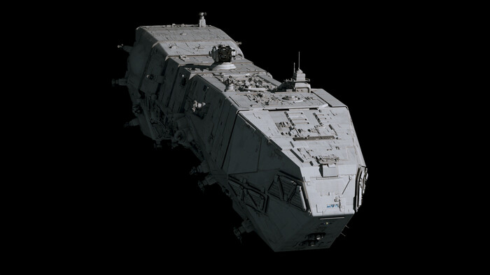 Carrack Class Star Frigate Star Wars, 3D , Ansel Hsiao, 