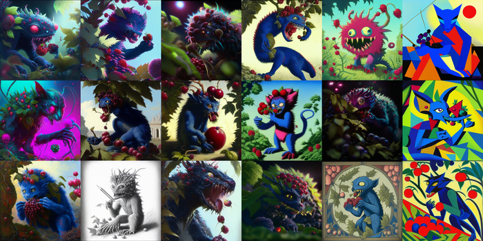 Много ответов на один запрос разными стилями