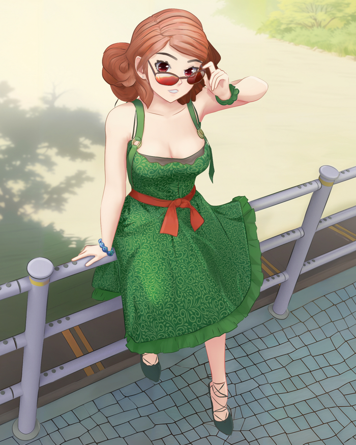 Evergreen Eversummer  , , Original Character, 