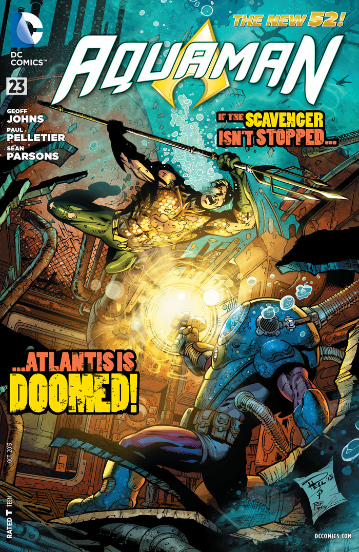 Aquaman v7 - 023 DC Comics, ,  , , , , 2013