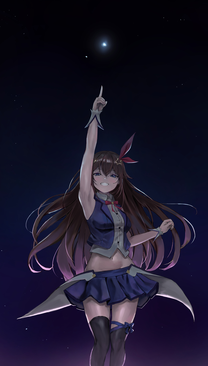   Hololive, Tokino Sora, Virtual YouTuber, Anime Art