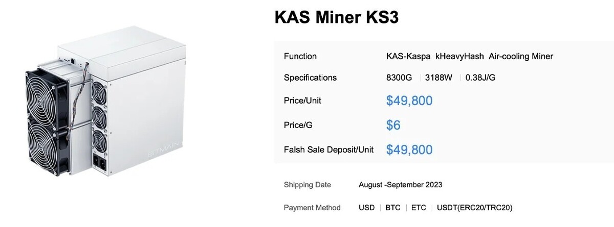 Antminer ks3