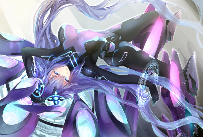 Next Purple Anime Art, Hyperdimension Neptunia, Neptunia, Neptune, Purple Heart, Next Purple
