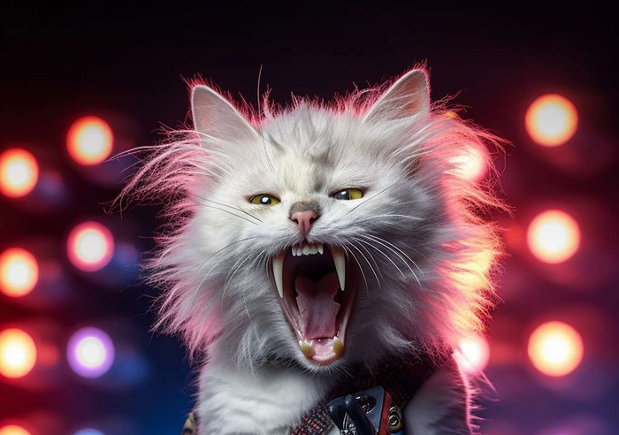 Коты рокеры | Пикабу