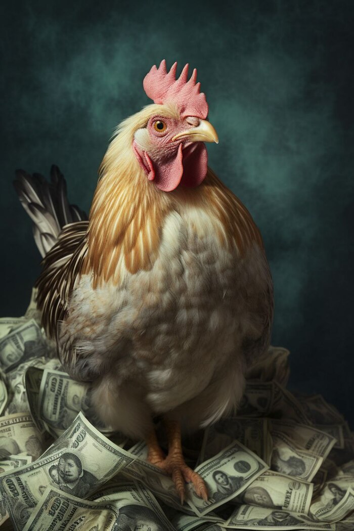 Денег куры не клюют | Пикабу