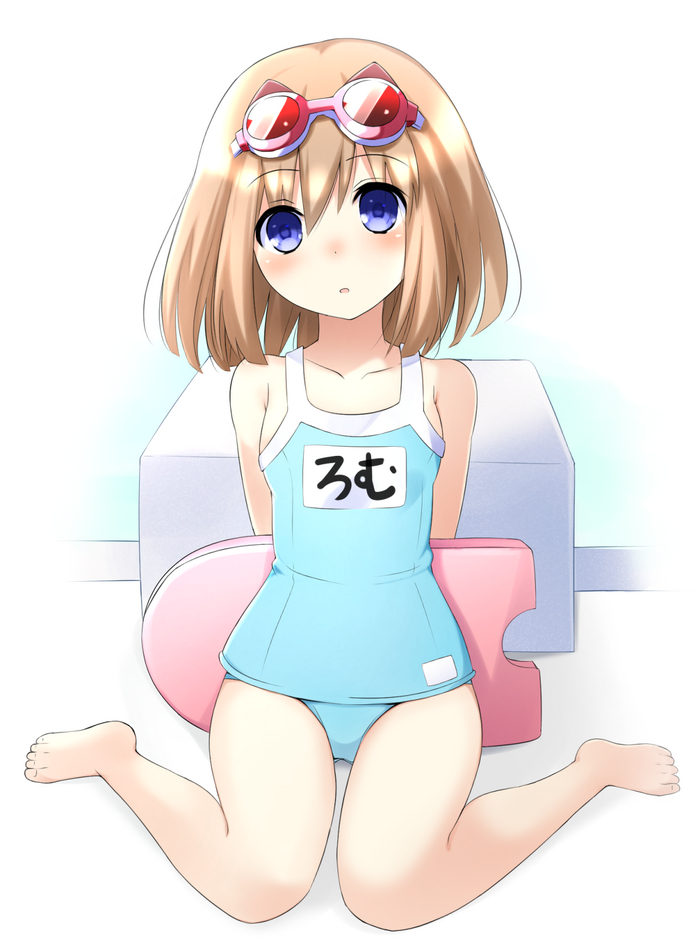 Ram & Rom Anime Art, Hyperdimension Neptunia, Neptunia, Ram (Neptunia), Rom, White Sister (Ram), White Sister (Rom), Loli, , 