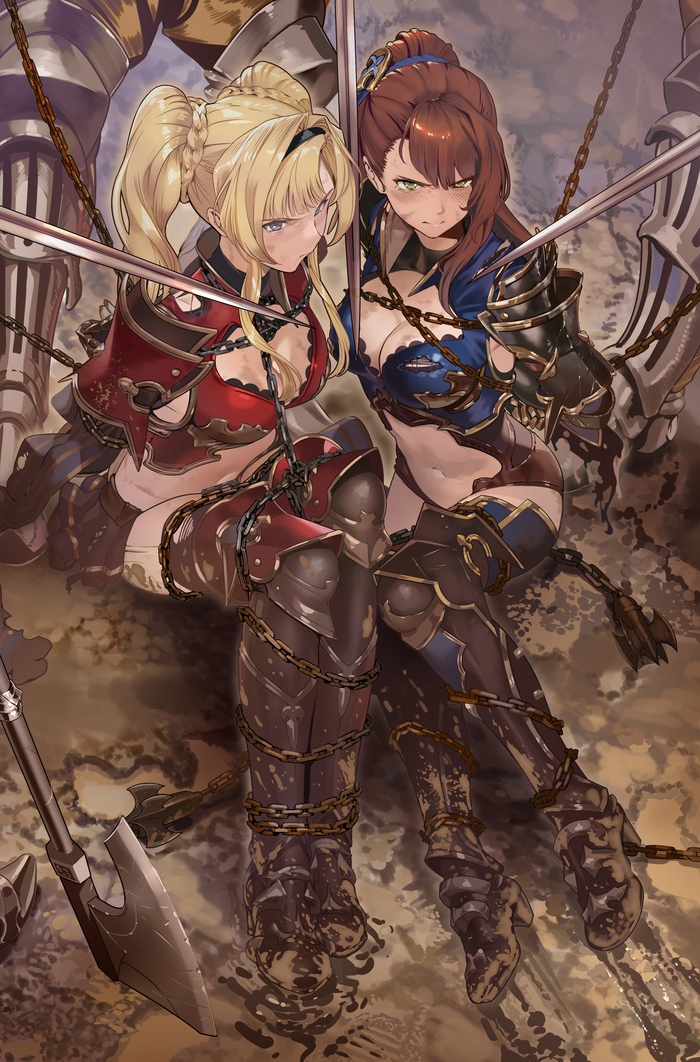  , , Anime Art,  , , , Granblue Fantasy, Beatrix, Zeta, 