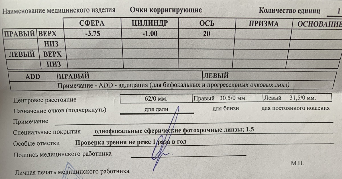 плохо видно в очках