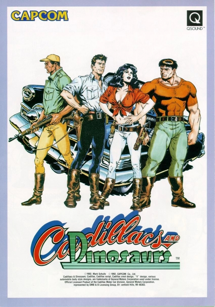 Cadillacs and dinosaurs -,  ,  90-, Capcom,  , 