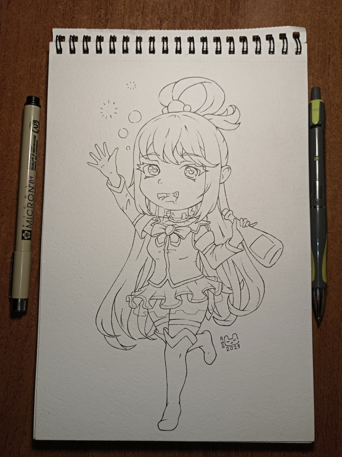  Konosuba, Aqua, Anime Art, , , 