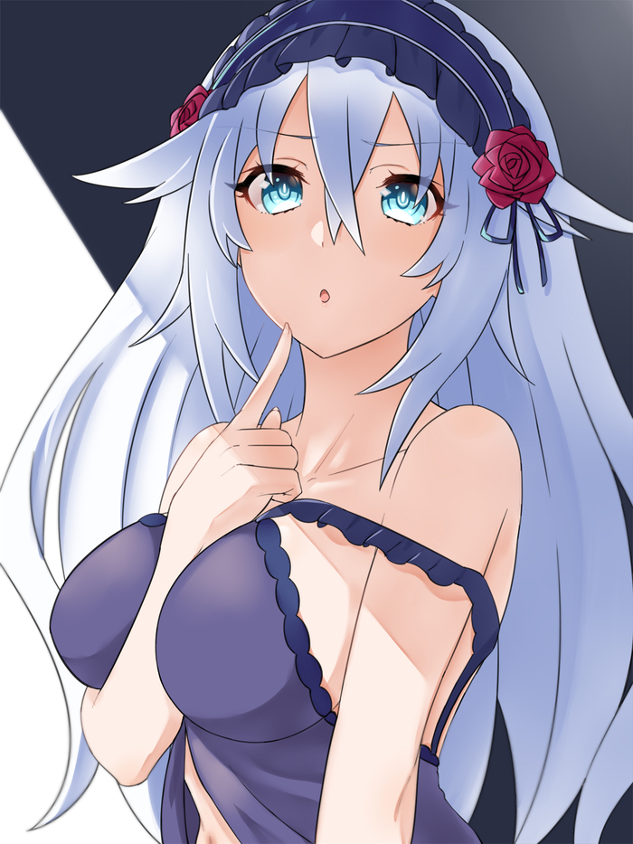 Black Heart Anime Art, Hyperdimension Neptunia, Neptunia, Noire (Black Heart), Black Heart, Zatsu