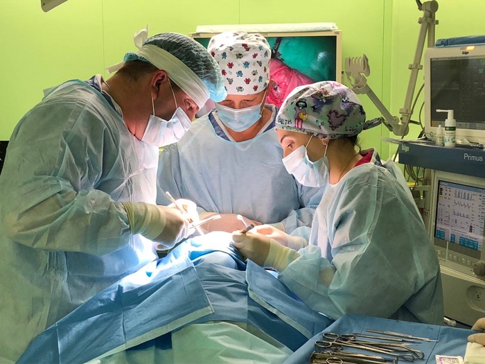 Московские врачи удалили трёхмесячному ребёнку кисту размером с куриное яйцо