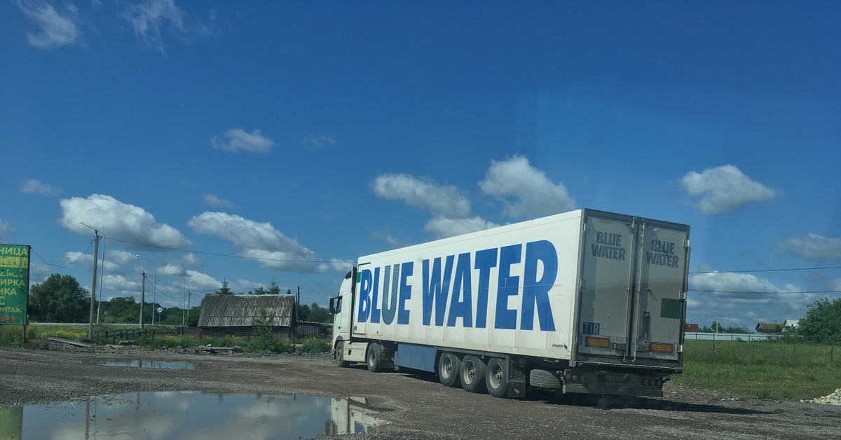 Голубая вода | Пикабу