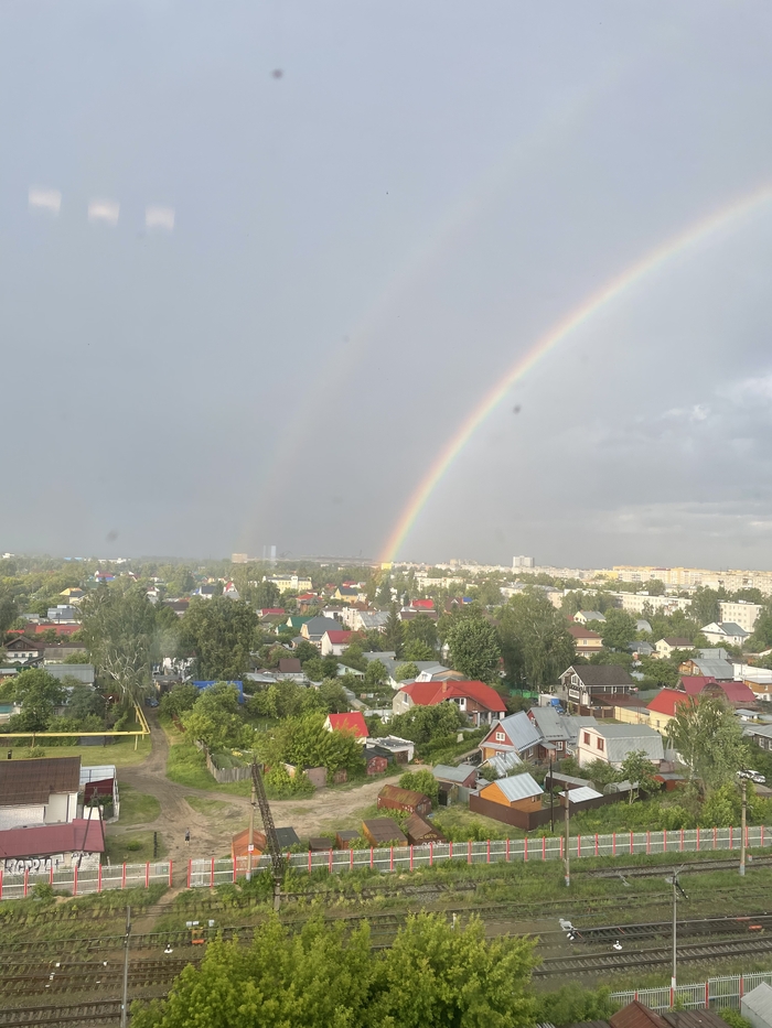 Rainbow Радуга, Фотография, Двойная радуга