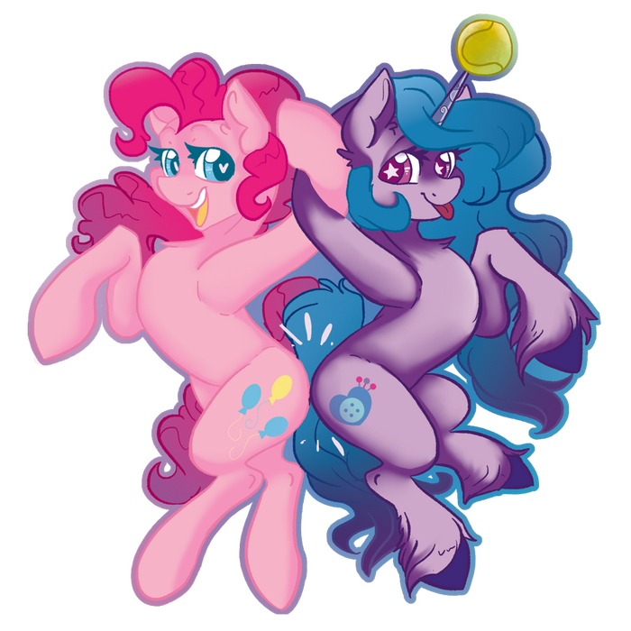  :   ,  42 My Little Pony, MLP_Evening, Pinkie Pie, Izzy Moonbow