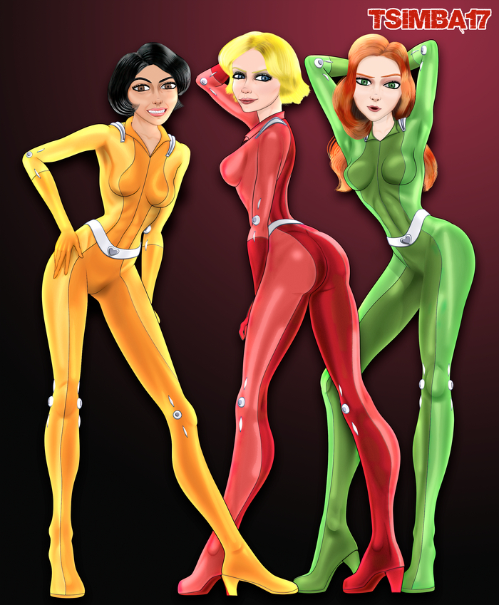    ,  , Totally Spies, , , Sam (Totally Spies), Clover (Totally Spies), Alex (Totally Spies), 2D