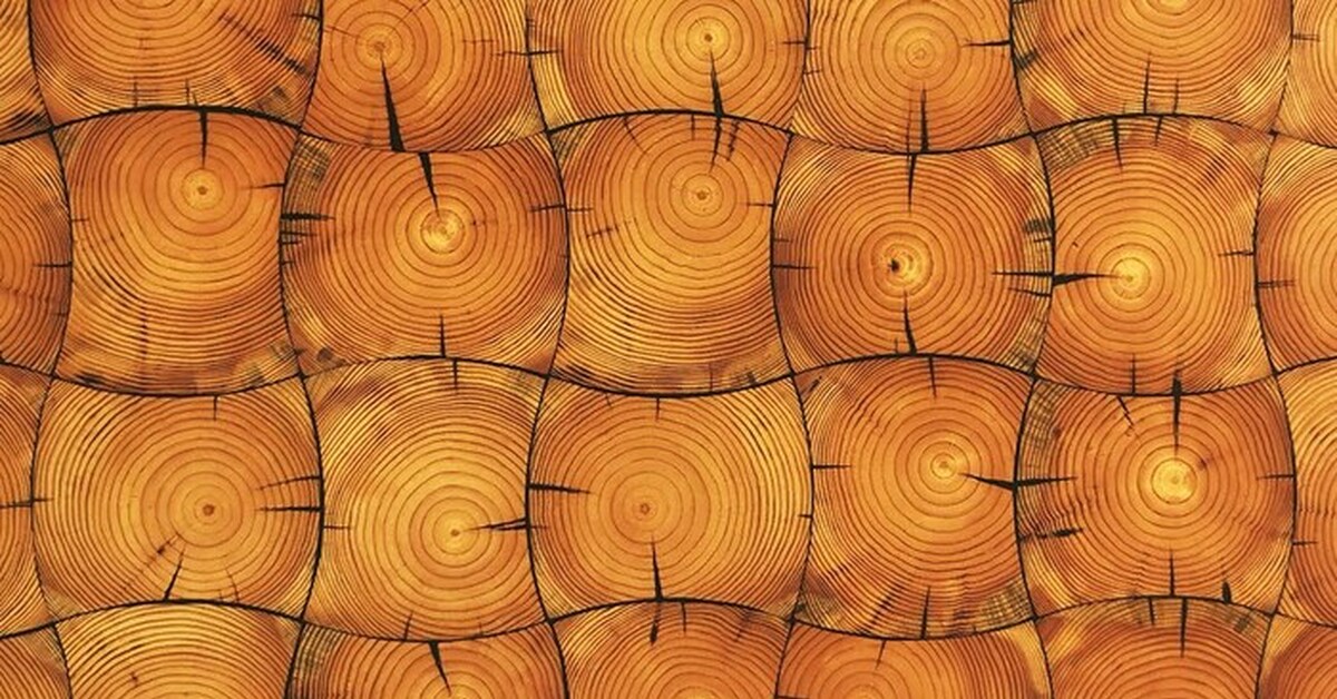 Красивая столешница для стола из старых сосновых брусков | Пикабу