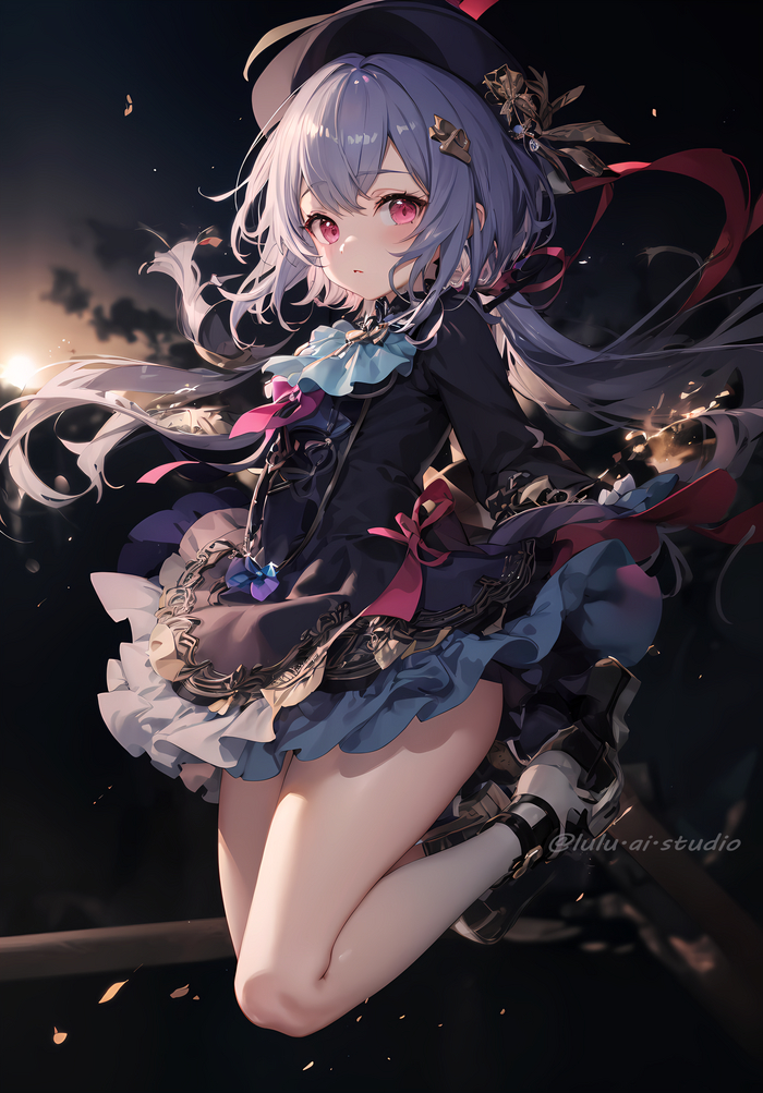 Qiqi Anime Art,  , Genshin Impact, Qiqi (Genshin Impact)