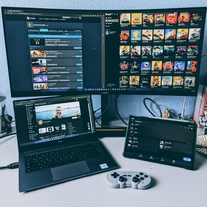 . .  =) Steam Deck, Steam Os, Huawei MediaPad, Matebook, 