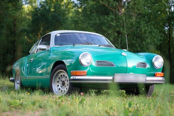 Красавец Volkswagen Karmann-Ghia Typ 14 Авто, Volkswagen, Фотография