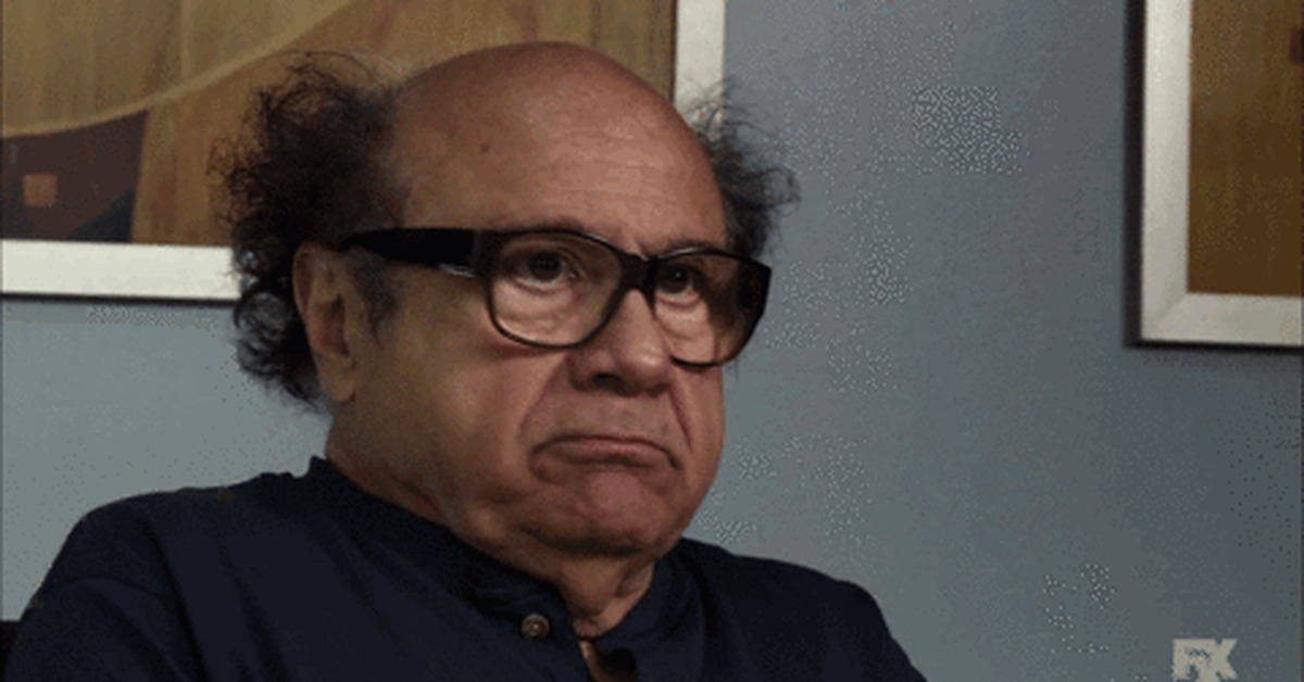 Danny Devito Coming Out Of A Couch