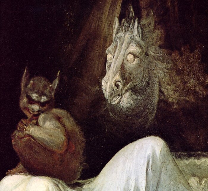«Ночной кошмар» Фюсли. Инкубы, суккубы, сонный паралич и прочие демонические лошади Картина, Искусство, Живопись, Инкуб, Сонный паралич, Сон, Кошмар, Демон, Ночь, Картина маслом, Художник, Длиннопост