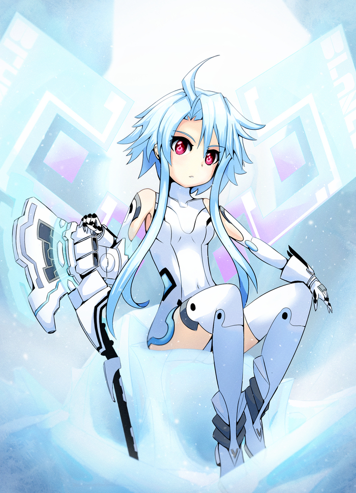 White Heart Anime Art, Hyperdimension Neptunia, Neptunia, Blanc, White Heart, Daenu