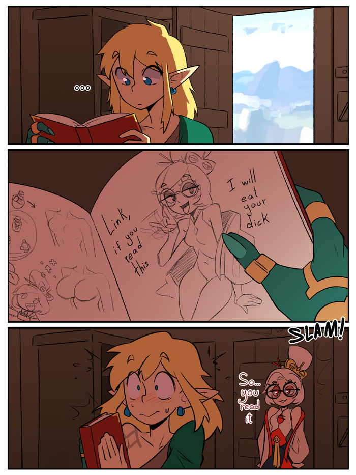 ,    ,     Link, The Legend of Zelda, Breath of the Wild, Purah, , Anime Art, 