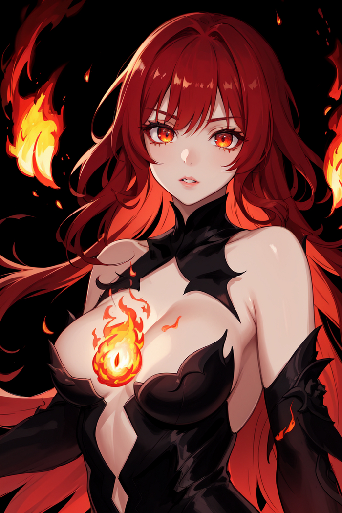 Flaming girls , , 2D, Stable Diffusion,  , Anime Art, , ,  ,  , , ,  ,  