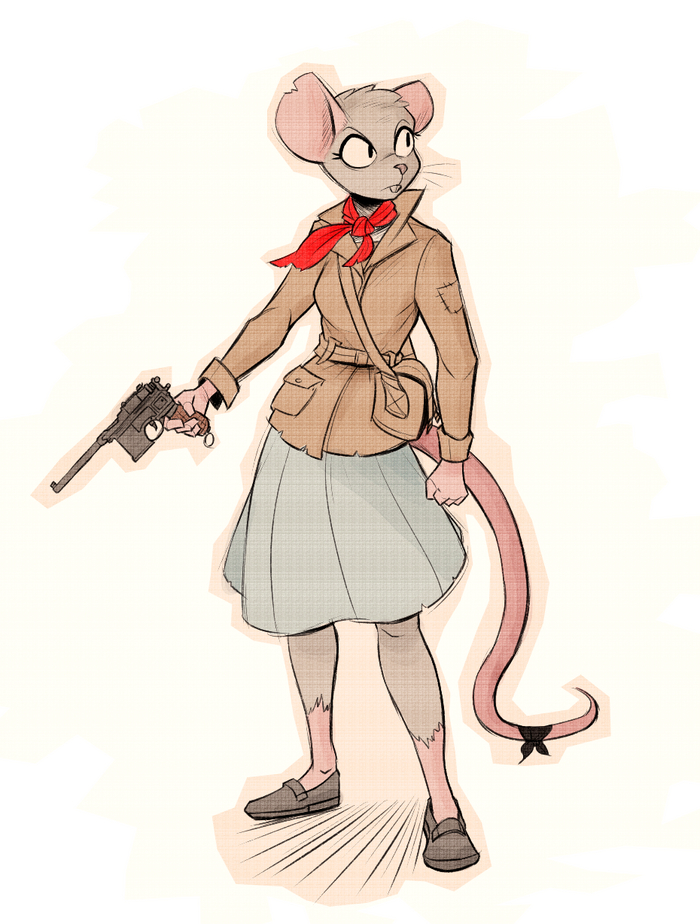 Lady Mouse , , Furry Art, Furry mouse