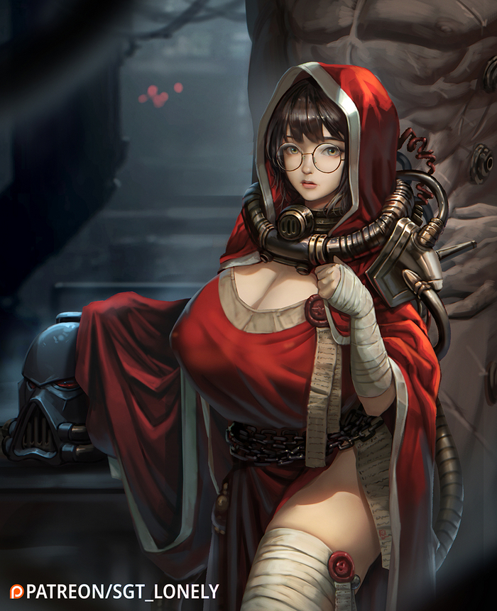   Anime Art, , Warhammer 40k, Adeptus Mechanicus, 