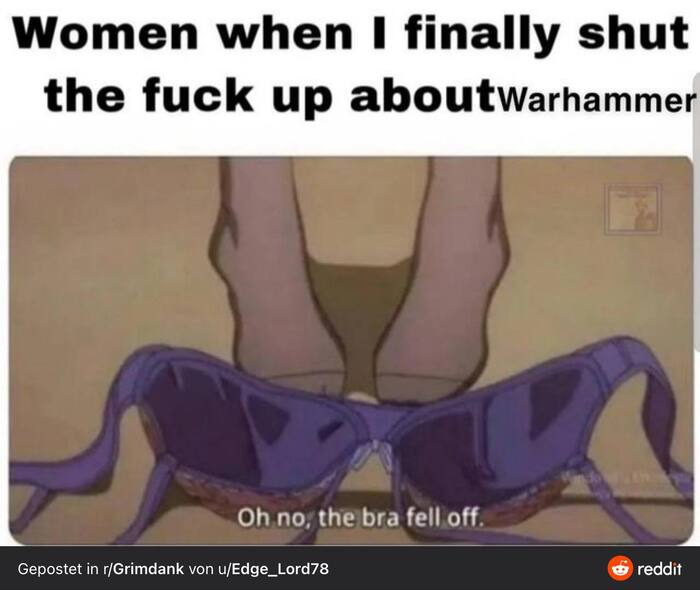 Женщины, когда Я наконец то заткнулся про вархаммер