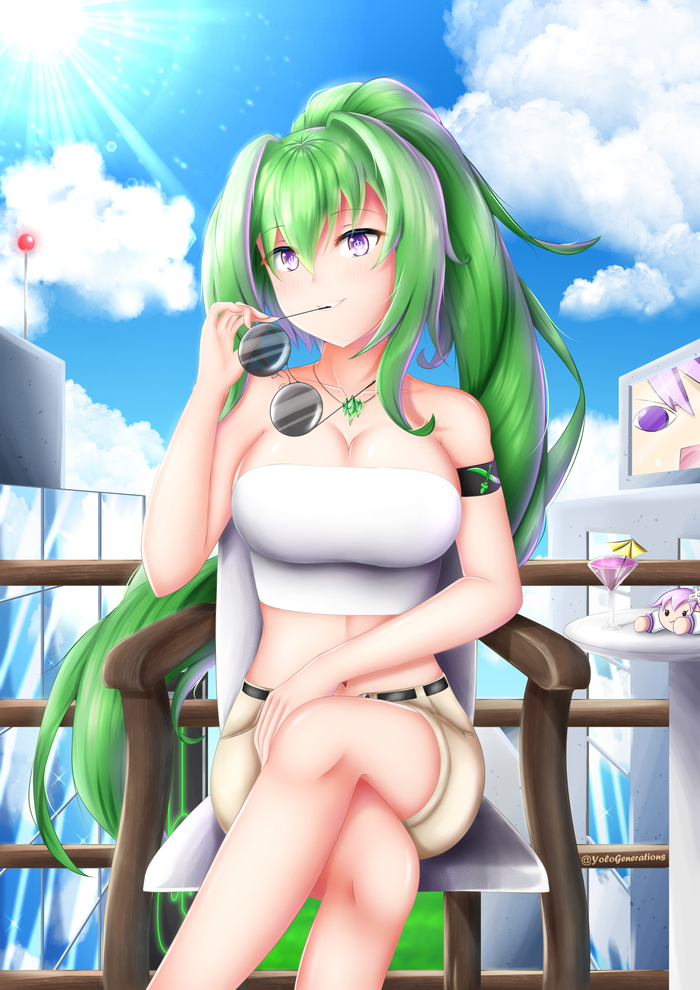 Флиртует с милашкой