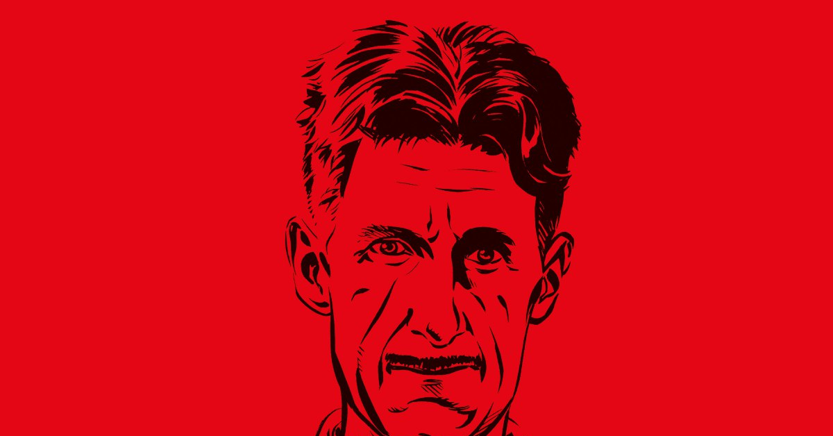 Оруэлл будущее. Оруэлл 1984 скотный двор. 1984 книга. Оруэлл рисунок. Джордж оруэлл портрет.