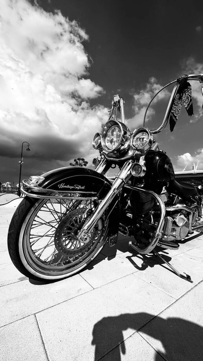 В Питере тоже много красивых мотиков