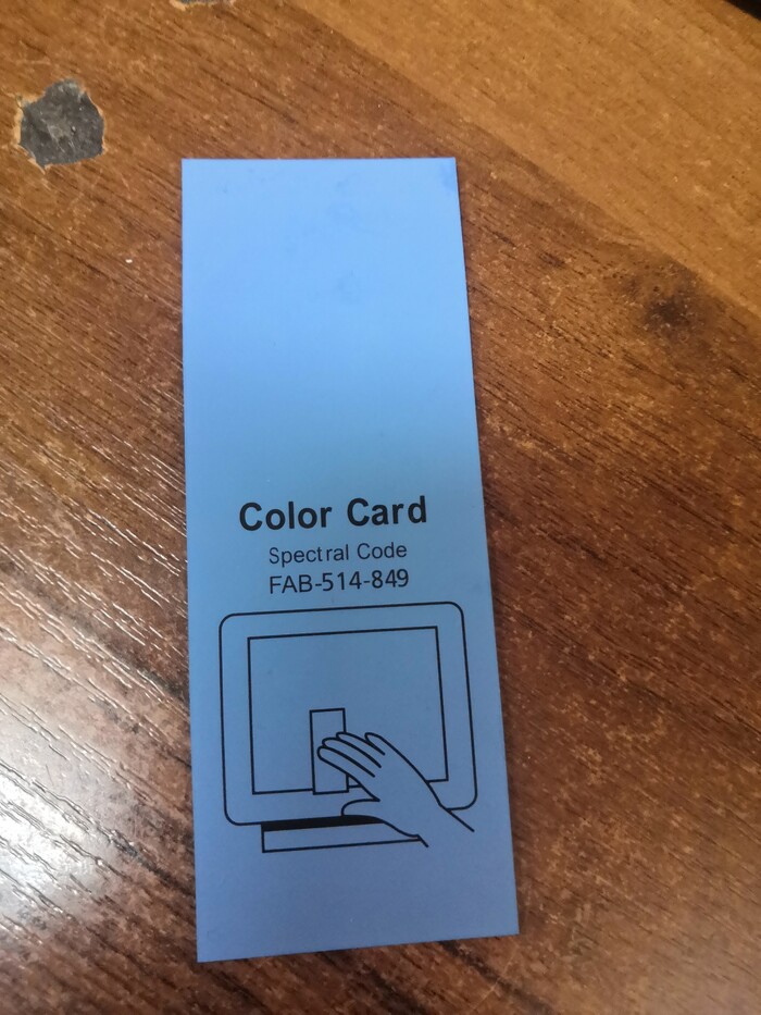 Color card , IT, ,  