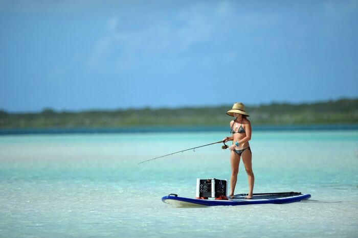 Sup fishing