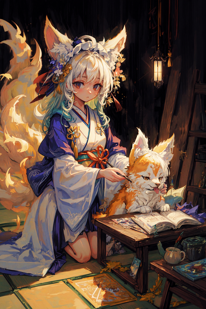  , Anime Art, , , , 2D, Original Character,  , Stable Diffusion,  