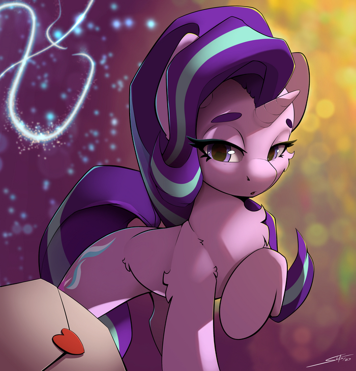  My Little Pony, Ponyart, Starlight Glimmer, Skitsroom