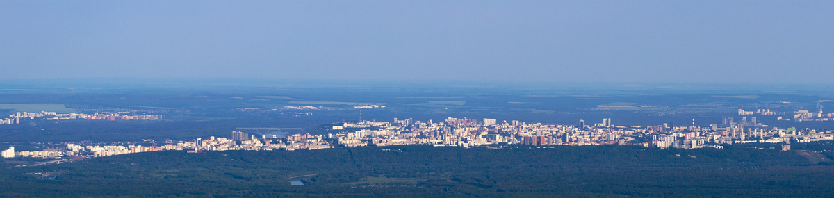 Панорама уфа фото Уфа. Панорама с воздушного шара от 30/06/2023 Пикабу