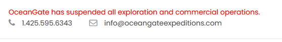 OceanGate Expeditions             , , , , , 