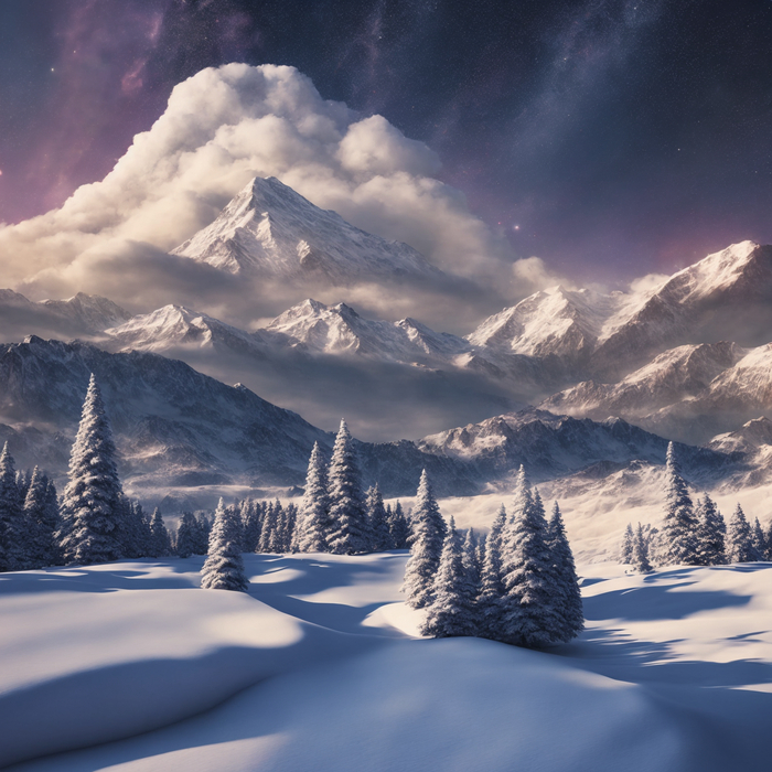 Снежный пейзаж