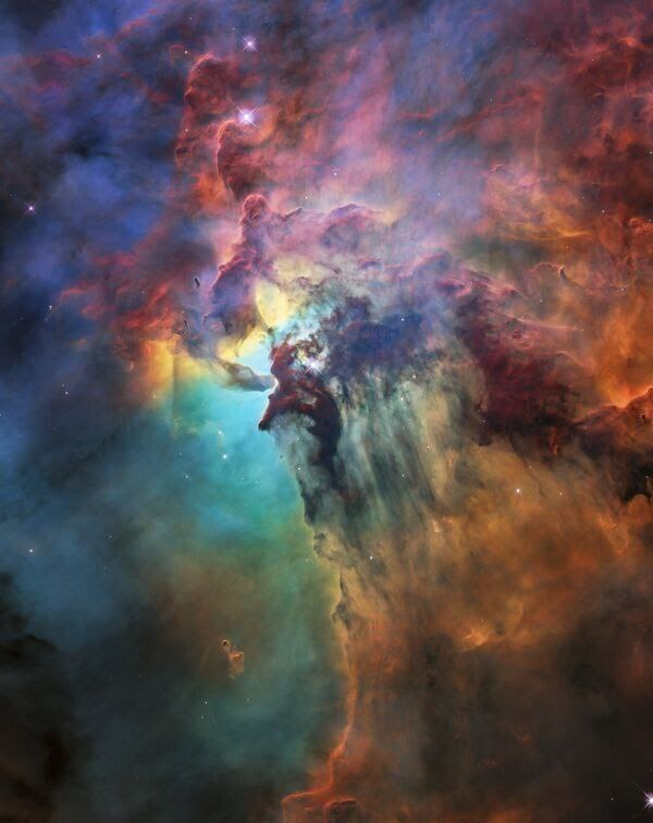 Красота туманности Лагуна Космос, Туманность, Вселенная, Астрофото